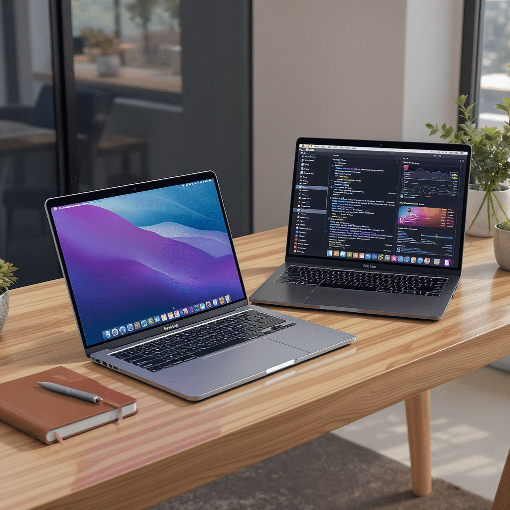 découvrez notre comparaison approfondie entre le macbook pro et les pc portables professionnels. découvrez quel ordinateur portable est le meilleur choix pour les professionnels, en fonction de la performance, de la mobilité et des besoins spécifiques. faites le choix éclairé pour booster votre productivité !