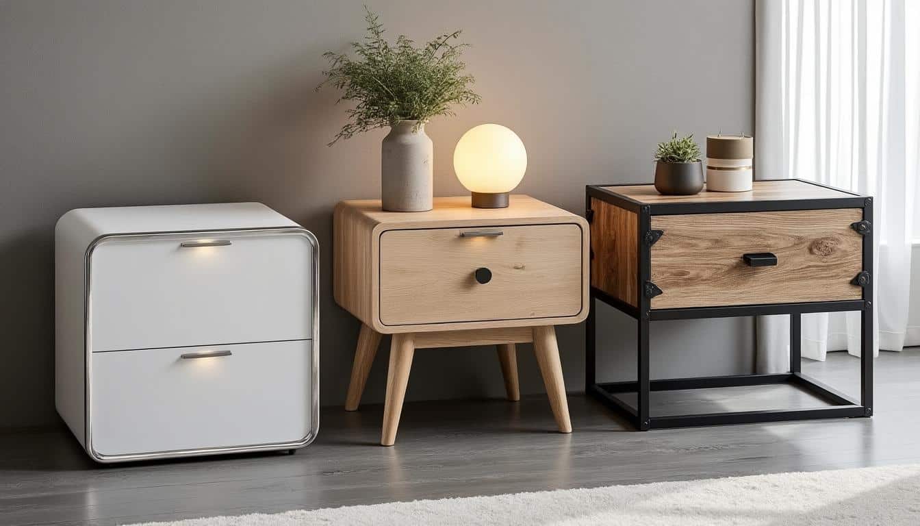 découvrez notre guide d'achat complet pour choisir la table de chevet idéale : styles modernes, scandinaves ou industriels, tendances incontournables de 2026 pour sublimer votre chambre.