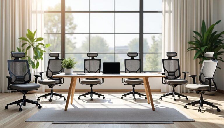 découvrez notre sélection des 10 meilleures chaises de bureau ergonomiques pour un confort optimal et une posture saine lors de votre télétravail.