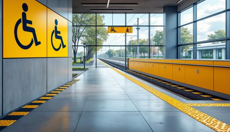 découvrez comment optimiser la signalétique pour les personnes à mobilité réduite (pmr) avec des contrastes efficaces et des pictogrammes adaptés, facilitant ainsi l'accessibilité et la compréhension.
