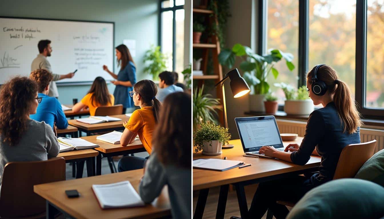 découvrez les principales différences entre la formation en présentiel et la formation à distance, leurs avantages respectifs, et comment choisir celle qui correspond le mieux à vos besoins d'apprentissage.