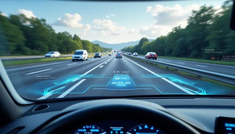 découvrez comment l'affichage tête haute réduit la distraction visuelle des conducteurs sur autoroute, améliorant ainsi la sécurité et la concentration au volant.