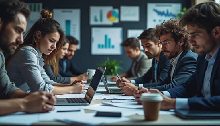 découvrez comment le syndrome d'épuisement professionnel réduit la productivité des équipes de vente et les stratégies pour y remédier efficacement.