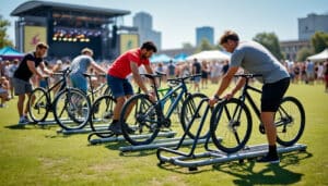 découvrez comment installer rapidement un râtelier vélo démontable, idéal pour sécuriser les vélos lors des festivals et événements éphémères, alliant praticité et gain de temps.