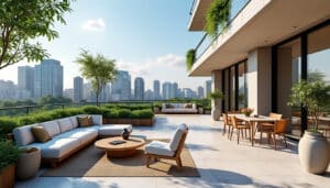 découvrez pourquoi la présence d'un espace extérieur, comme une terrasse, augmente la valeur des appartements et justifie une surcote sur le marché immobilier.