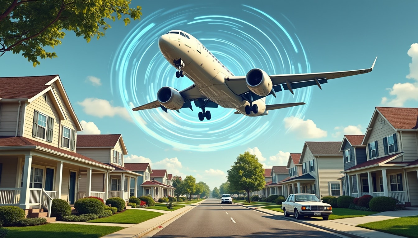 découvrez comment les nuisances sonores causées par l'aéroport impactent négativement la valeur des habitations situées à proximité et les conséquences pour les riverains.