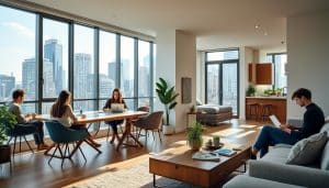 découvrez comment la colocation étudiante optimise la rentabilité locative des grands appartements en centre-ville et attire une demande soutenue.